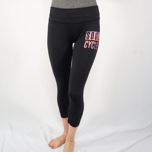 lululemon athletica Pants - LULULEMON x SOULCYCLE Black Capri Leggings